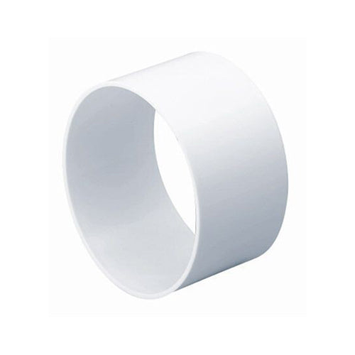 A white round vent hose connector.